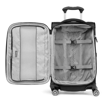 Travelpro Softsided 3PC Expandable Luggage (20/25/29), TSA Lock, Jet Black - color: Jet Black, size: 3-Piece Set (20/25/29)