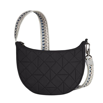 Travelon Anti-Theft Boho Crescent Crossbody - color: Black
