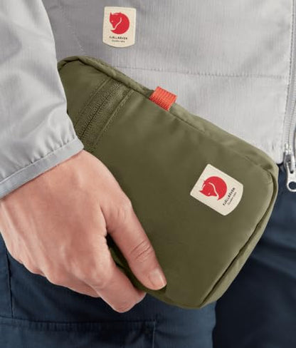 Fjällräven High Coast Pocket Crossbody - Water-Resistant Fabric, Compact Storage, Lightweight Carry - Travel - color: Green