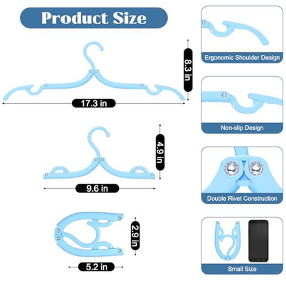12 Pcs Portable Travel Hangers for Cruise Ship Essentials 2026 - color: Multicolor