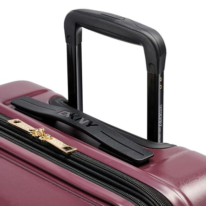 DKNY On the Go 25" Hardshell Lightweight Expandable Checked Luggage with Spinner Wheels,Burgundy - color: Burgundy, size: 25" Checked Luggage
