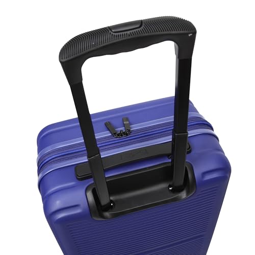 TRIPS AXIS 20-Inch Carry-On Lightweight Durable Hardside 8-Wheel Spinner Cabin Size Luggage, Navy - color: Navy, size: CARRY ON