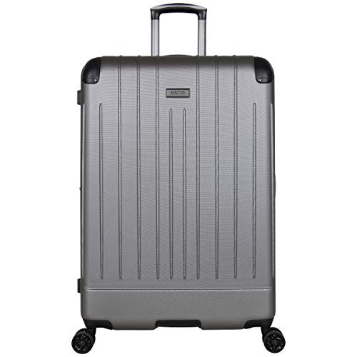 Kenneth Cole Reaction Flying Axis 28" Hardside Expandable 8-Wheel Spinner Check-Size Luggage, Silver - color: Silver, size: 28-Inch Checked
