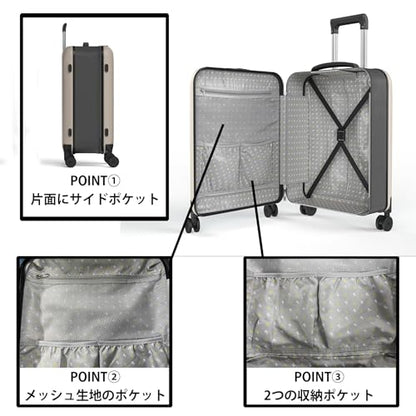 ROLLINK Foldable Flex 360 Medium Checked Suitcase 26” – Hardshell Luggage, Double Spinner Wheels, TSA Lock, Lightweight & Durable Travel Case – Scratch, Water & Impact Resistant (Warm Grey) - color: Warm Grey, size: Checked-Medium 26-Inch