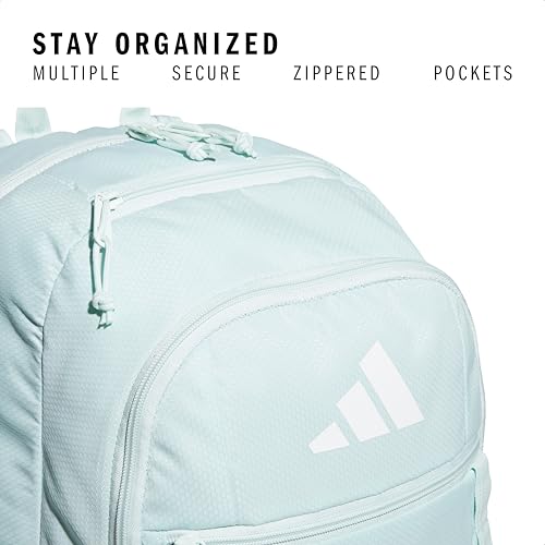adidas Excel School Backpack 34L - color: Halo Mint Green/White/7a, size: One Size