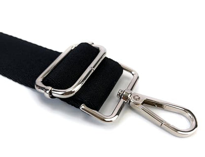 Purse Strap Replacement for Crossbody Bags & Handbags - color: Black, size: 1-1/2 Inch Wide