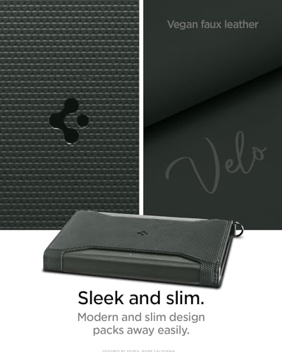 Spigen Life Passport Card Cover Holder, RFID Blocking - color: Military Green