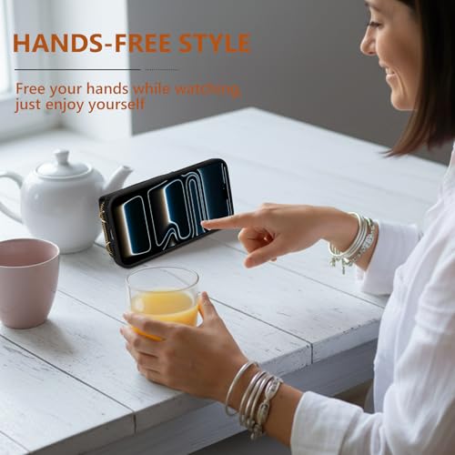 Wallet Case for iPhone 18 Pro Max/iPhone 17 Pro Max 6.9", Genuine Leather Crossbody Zipper Purse with 4 Card Slots & RFID Blocking, Wrist Strap Lanyard Kickstand Flip Cover Black - color: Black, size: 6.9" iPhone 18 Pro Max/17 Pro Max