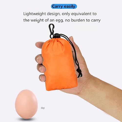 levayhill 16L Foldable Hiking Backpack,Small Packable Daypack,Orange - color: Orange