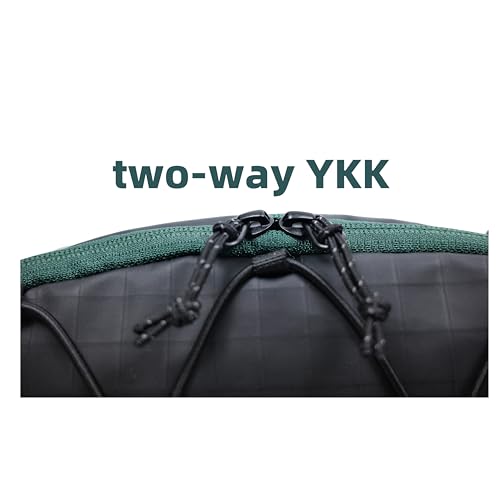 Travel Fanny Pack 3L, Crossbody Adjustable Strap, Padded Back, Water Repellent - color: Black Stealth