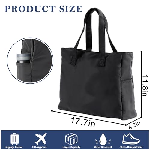 Leberna Travel Duffle Bags Packable Luggage Bag Lightweight Tote Bag
