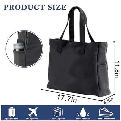 Leberna Travel Duffle Bags Packable Luggage Bag Lightweight Tote Bag