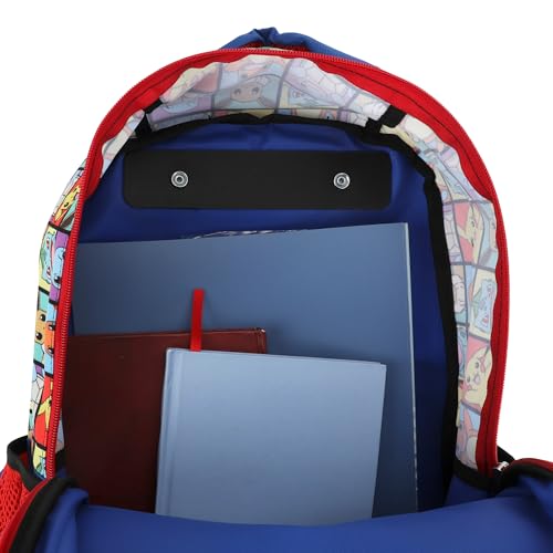 Bioworld Pokemon Pikachu And Favorite Characters 16" Youth Rolling Backpack - color: POK Characters