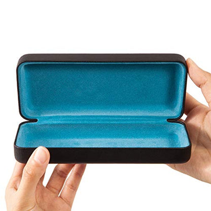 TRIUMPH VISION Sunglasses Case Hard Shell Glasses Case Eyewear Eyeglasses - color: Matte Black, size: Large for sunglasses