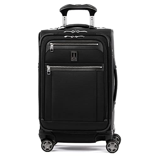 Travelpro Platinum Elite Carry-On Luggage Spinner, Black, 21-Inch - color: Shadow Black, size: Carry-On 21-Inch