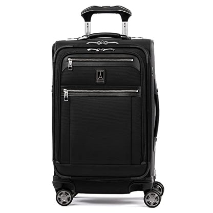 Travelpro Platinum Elite Carry-On Luggage Spinner, Black, 21-Inch - color: Shadow Black, size: Carry-On 21-Inch
