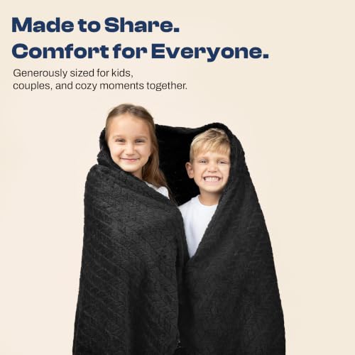 EverSnug Travel Blanket & Pillow 68x42 - Premium Ultra-Soft Microfleece 2 in 1 Compact & Packable Flight Blanket with Soft Bag Pillowcase, Hand Luggage Sleeve and Backpack Clip (Black) - color: Black