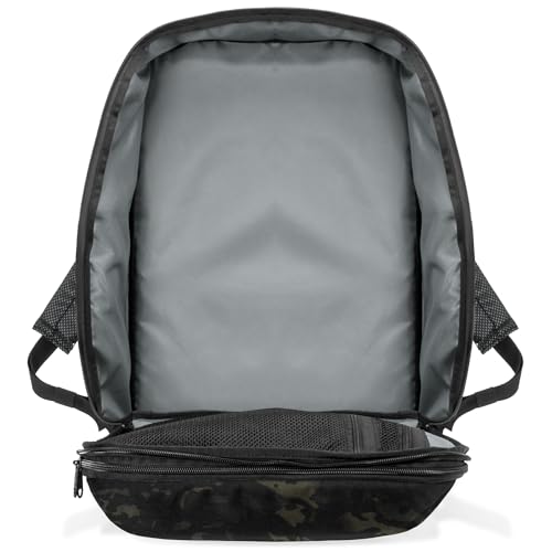 Xtreme Sight Line ~ Faraday Laptop Backpack Carry On ~ Signal Blocking Travel Backpack with RFID Protection, Fits 16" Laptop with Removable Faraday Sleeve ~ 1000D Nylon/Spacer Mesh ~ Midnight MultiCam - color: Midnight Multicam