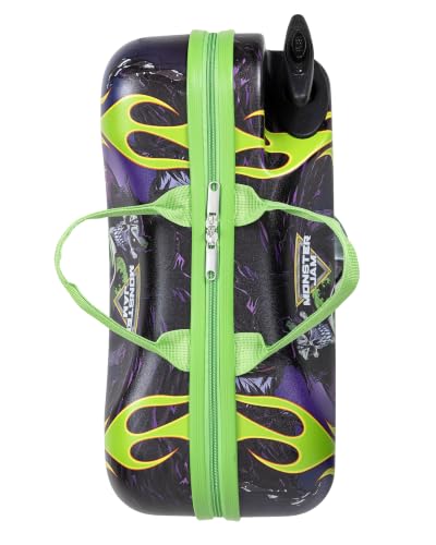 Monster Jam Suitcase Grave Digger 18" Kids Ride On Luggage with Wheels