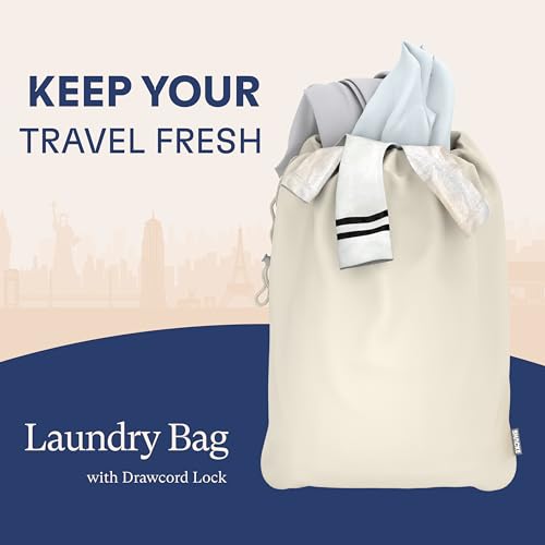 Shacke 5 Set Packing Cubes for Travel with Laundry Bag (Sand) - color: 5 Set - Sand, size: Set of 5