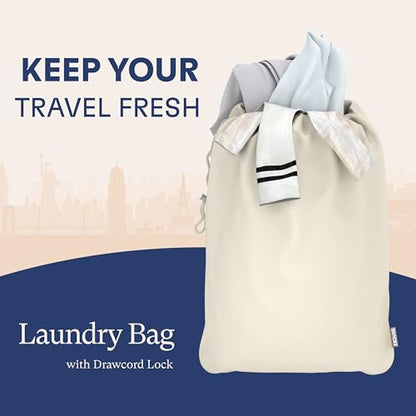 Shacke 5 Set Packing Cubes for Travel with Laundry Bag (Sand) - color: 5 Set - Sand, size: Set of 5