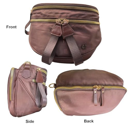 Security Carry Bum Bag CCW Fanny Pack with RFID Pouch (Caramel) - color: Caramel