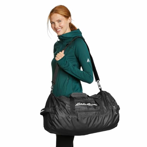 Eddie Bauer Stowaway Packable Duffel Bag| Travel | Foldable | Lightweight | Durable | Ripstop Polyester | 23" Length | 45L Capacity - Sprig Green - color: Sprig