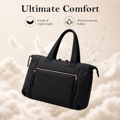 MOMINSIDE Diaper Bag Tote with Changing Station Convertible Diaper Bag Backpack Tote pañaleras para bebe Large Baby Bag, Hospital Bag Mommy Bag Travel Diaper Bag for Mom, 16 Pockets, Black - color: Black