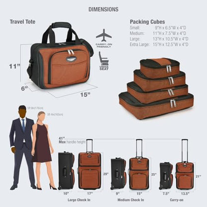 Travel Select Amsterdam Softside Expandable Luggage with Rolling Wheels, Red, 2-Piece Set (15/21) - color: Red, size: 2-Piece Set (15/21)
