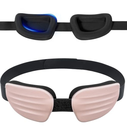 Pink Sleep Mask for Women, 3D Blackout Sleep Mask with Adjustable Eye Cups - color: Pink