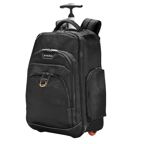EVERKI Atlas Wheeled Laptop Rolling Backpack for Men & Women, Black - 30L - size: Atlas Original - 30L
