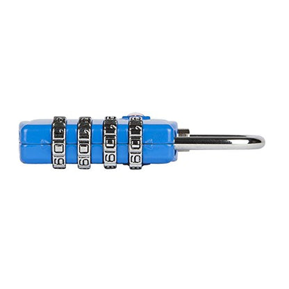 TravelMore Luggage Locks TSA Approved, 4-Digit Travel Combination Locks - color: Blue, size: 3 Pack