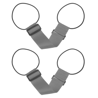 PATIKIL Luggage Straps Bag Bungee, 2 Pcs Suitcase Straps Adjustable Belt for Add a Bag Easy to Travel Elastic Strap Belt Handle Handbag Backpack, Gray - color: Gray