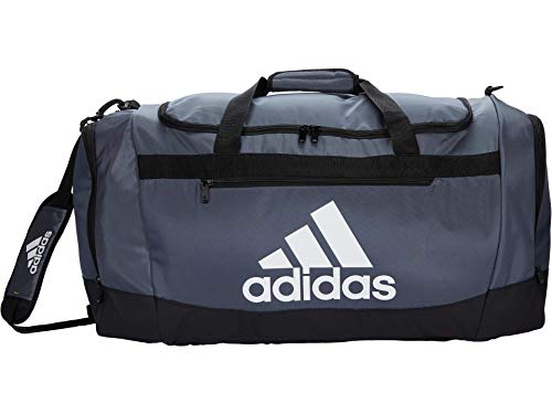 adidas Unisex Defender 4.0 Gym Duffel Bag for Men and Women - color: Team Onix Grey, style: Large 110l