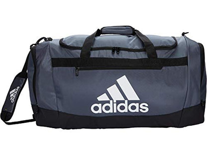 adidas Unisex Defender 4.0 Gym Duffel Bag for Men and Women - color: Team Onix Grey, style: Large 110l