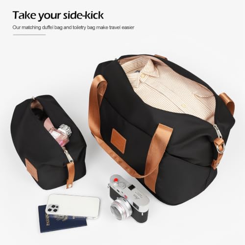 Coolife Luggage Set 3 Piece Luggage Set Carry On Suitcase Hardside Luggage with TSA Lock Spinner Wheels(Black, 3 piece set (DB/TB/20)) - color: Black, size: 3 piece set (DB/TB/20)