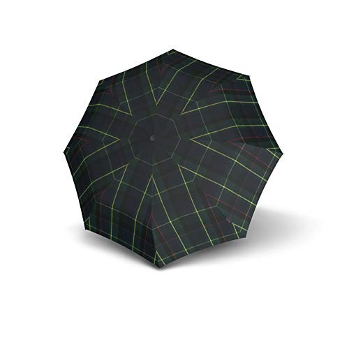 Knirps T.200 Medium Duomatic Umbrella, Check Hunter - color: Check Hunter
