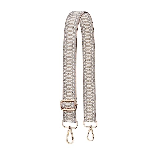 S-Jacorry Purse Strap Replacement Crossbody Wide Shoulder Strap Adjustable Canvas Straps Handbag Strap Replacement Belts - color: Gold Buckel-954