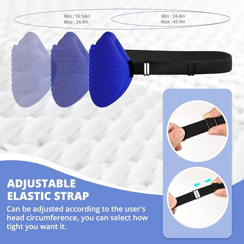 Kids Sleep Mask for Sleeping, Soft 3D Contoured Eye Mask for Kids - color: Royal Blue-kids