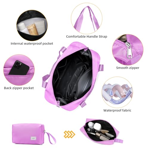 LARVENDER Carry On Luggage 22x14x9 Airline Approved, Suitcases with Wheels - color: Neon Pink-20inch