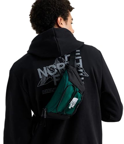 THE NORTH FACE Jester Lumbar Pack | Fanny Pack With Water Repellent Finish, 2.2 Liters, Crossbody Adjustable Strap - color: Pacific Teal/TNF Black, size: One Size