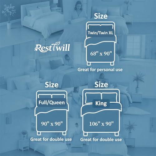Dual-Sided Cooling Comforter, Blue/White (Gray, Twin) - color: Gray, size: Twin