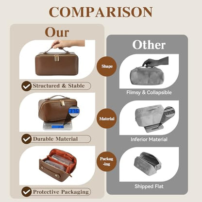 Travel Makeup Bag Large Capacity Cosmetic Bags for Women, Waterproof Toiletry Bag Open Flat Makeup Bag with Compartments and Handle, Portable Cosmetic Organizer Pouch, Black - color: Black