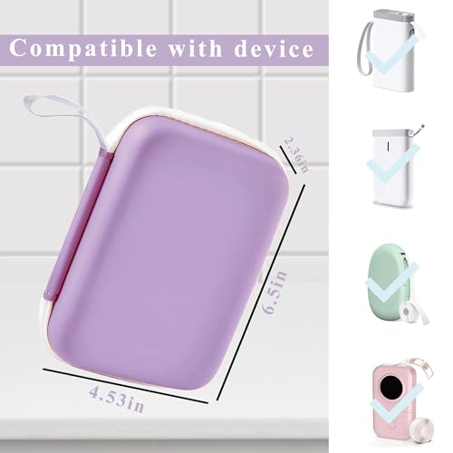 TUGUAI Label Maker Case, Hard Carrying Box (Purple Box Only) - color: purple