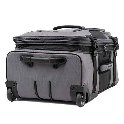 Travelpro Bold Softside Checked Rollaboard, Grey/Black, 25-Inch - color: Grey/Black, size: Checked-Medium 25-Inch