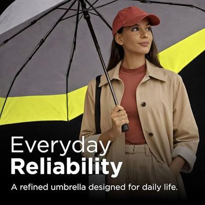 DROPTOP Small Umbrella for Backpack with Leakproof Case & Strap - color: Grey