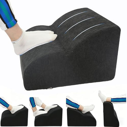 Foot Rest for Under Desk at Work.Multifunctional 3-Tier Foot Stool - color: A-black