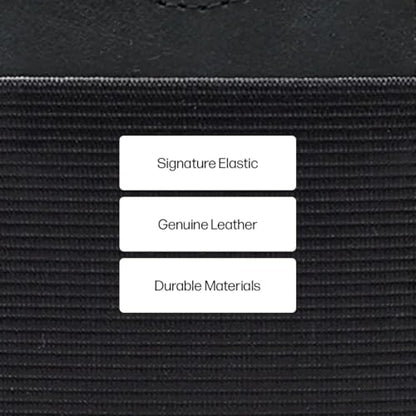 Thread Wallets Ultra Slim Wallet Vertical Leather Card Sleeve Wallet Thin Card Holder Minimalist Card Holder Wallets RFID Secure Black - color: Black