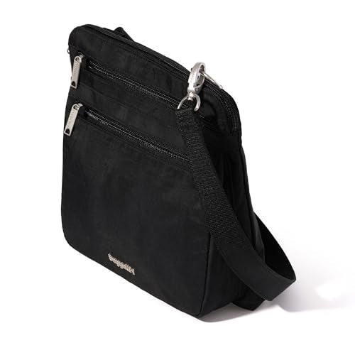 Baggallini Securtex Anti-Theft Large Crossbody - color: Black