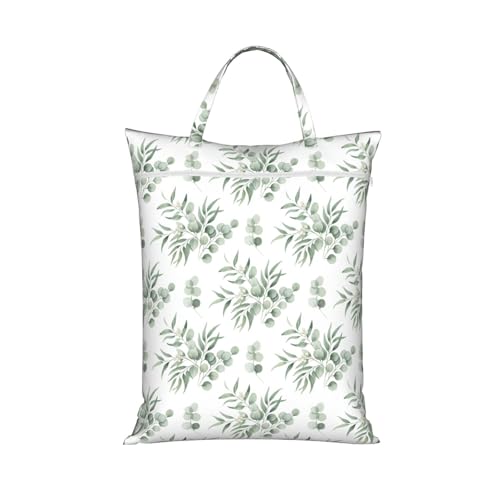Leaves Travel Laundry Bag Washable Dirty Clothes Bag for Gym - color: Leaves